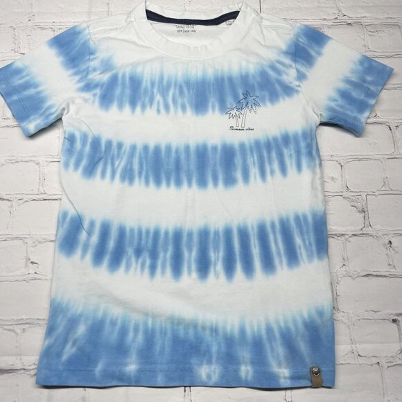 MinyMo Summer Vibes / Impopsicle Organic Tee Bundle Size 10 White Blue - Picture 4 of 9